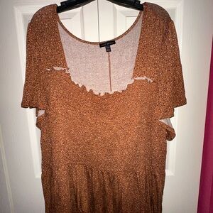 Brown Blouse - Lane Bryant